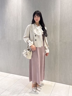 PROPORTION STAFFさん（レディース・154cm）の春コーディネート