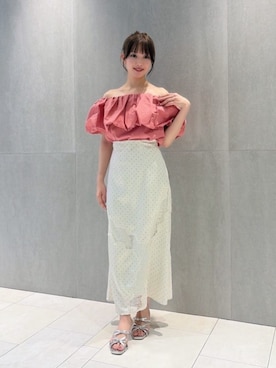 「PROPORTION BODY DRESSING（プロポーションボディドレッシング）のアイテム」を使った、PROPORTION STAFFさん（レディース・154cm）の夏コーディネート