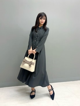 「EDIT COLOGNE（エディットコロン）のアイテム」を使った、PROPORTION STAFFさん（レディース・159cm）の秋コーディネート