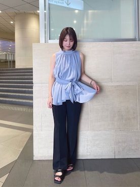 PROPORTION STAFFさん（レディース・158cm）の夏コーディネート