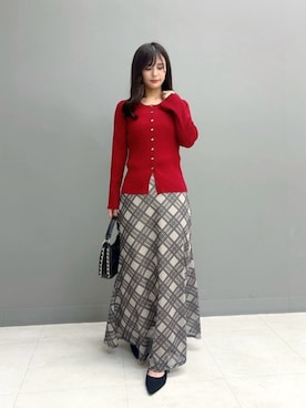 「EDIT COLOGNE（エディットコロン）のアイテム」を使った、PROPORTION STAFFさん（レディース・159cm）の秋コーディネート