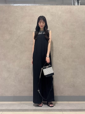 「秋のコーデ」｜「アイテム（オールインワン・サロペット）」を使った、PROPORTION STAFFさん（レディース・162cm）の秋コーディネート