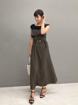 「アイテム（パンプス）」を使った、PROPORTION STAFFさん（レディース・161cm）の夏コーディネート