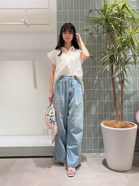 PROPORTION STAFFさん（レディース・158cm）の夏コーディネート