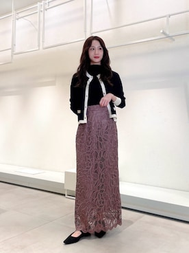 「アイテム（アンサンブル）」を使った、PROPORTION STAFFさん（レディース・153cm）の秋コーディネート