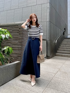 「PROPORTION BODY DRESSING（プロポーションボディドレッシング）のアイテム」を使った、PROPORTION STAFFさん（レディース・153cm）の春コーディネート