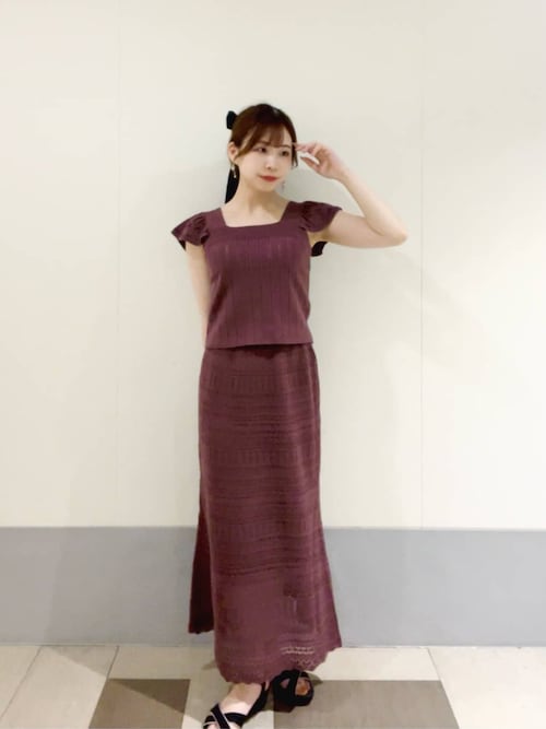 カッティングドレープワンピース　※購入前にコメントください PROPORTION BODY DRESSING（プロポーションボディドレッシング