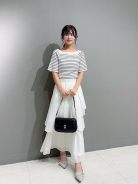 「PROPORTION BODY DRESSING（プロポーションボディドレッシング）のアイテム」を使った、PROPORTION STAFFさん（レディース・159cm）の春コーディネート