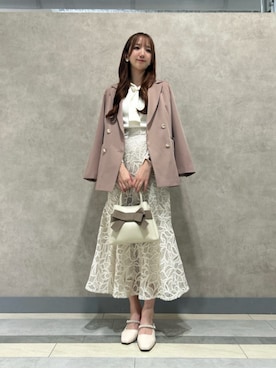 「EDIT COLOGNE（エディットコロン）のアイテム」を使った、PROPORTION STAFFさん（レディース・167cm）の秋コーディネート