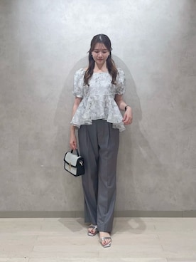「PROPORTION BODY DRESSING（プロポーションボディドレッシング）のアイテム」を使った、PROPORTION STAFFさん（レディース・154cm）の夏コーディネート