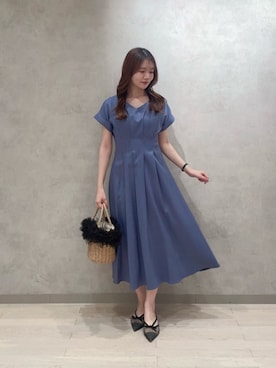 「PROPORTION BODY DRESSING（プロポーションボディドレッシング）のアイテム」を使った、PROPORTION STAFFさん（レディース・154cm）の夏コーディネート