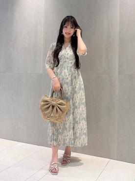 「PROPORTION BODY DRESSING（プロポーションボディドレッシング）のアイテム」を使った、PROPORTION STAFFさん（レディース・154cm）の夏コーディネート