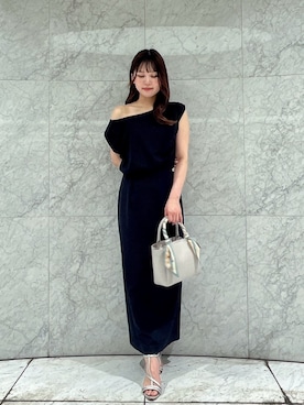 「PROPORTION BODY DRESSING（プロポーションボディドレッシング）のアイテム」を使った、PROPORTION STAFFさん（レディース・153cm）の夏コーディネート