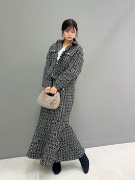 「EDIT COLOGNE（エディットコロン）のアイテム」を使った、PROPORTION STAFFさん（レディース・159cm）の秋コーディネート