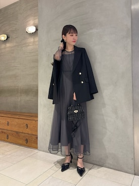 「結婚式二次会スタイル」｜PROPORTION STAFFさん（レディース・162cm）の秋コーディネート