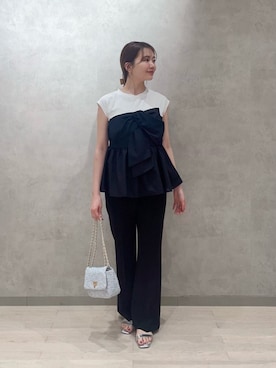 「PROPORTION BODY DRESSING（プロポーションボディドレッシング）のアイテム」を使った、PROPORTION STAFFさん（レディース・154cm）の夏コーディネート