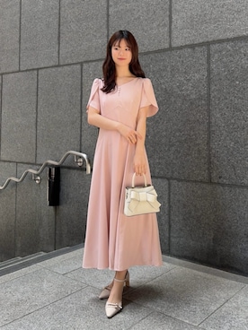「EDIT COLOGNE（エディットコロン）のアイテム（パンプス）」を使った、PROPORTION STAFFさん（レディース・158cm）の春コーディネート