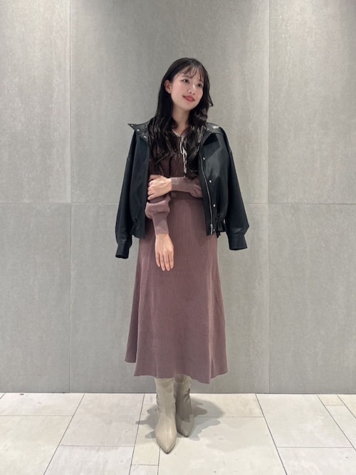 合皮ドロストブルゾン / 1215255906