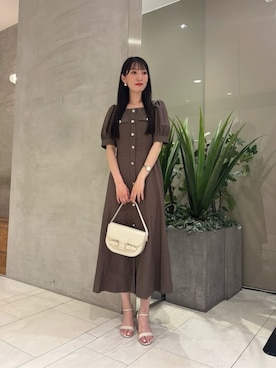 「PROPORTION BODY DRESSING（プロポーションボディドレッシング）のアイテム」を使った、PROPORTION STAFFさん（レディース・162cm）の夏コーディネート