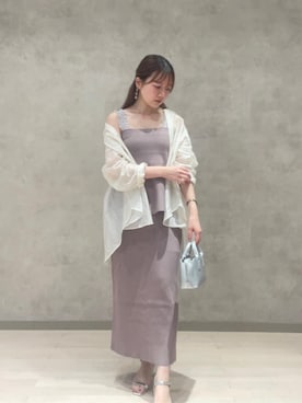 「PROPORTION BODY DRESSING（プロポーションボディドレッシング）のアイテム」を使った、PROPORTION STAFFさん（レディース・154cm）の夏コーディネート