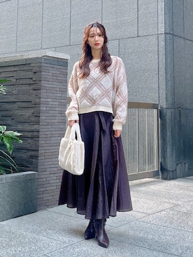 「オトナカジュアル」｜PROPORTION STAFFさん（レディース・153cm）の秋コーディネート