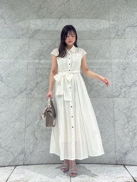 「EDIT COLOGNE（エディットコロン）のアイテム」を使った、PROPORTION STAFFさん（レディース・153cm）の夏コーディネート