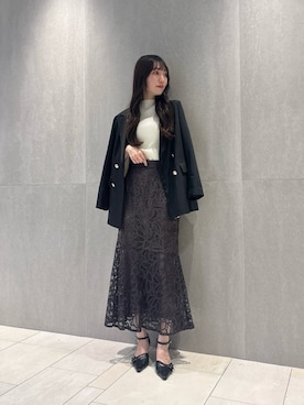 「EDIT COLOGNE（エディットコロン）のアイテム」を使った、PROPORTION STAFFさん（レディース・162cm）の秋コーディネート