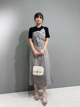 「PROPORTION BODY DRESSING（プロポーションボディドレッシング）のアイテム」を使った、PROPORTION STAFFさん（レディース・159cm）の春コーディネート