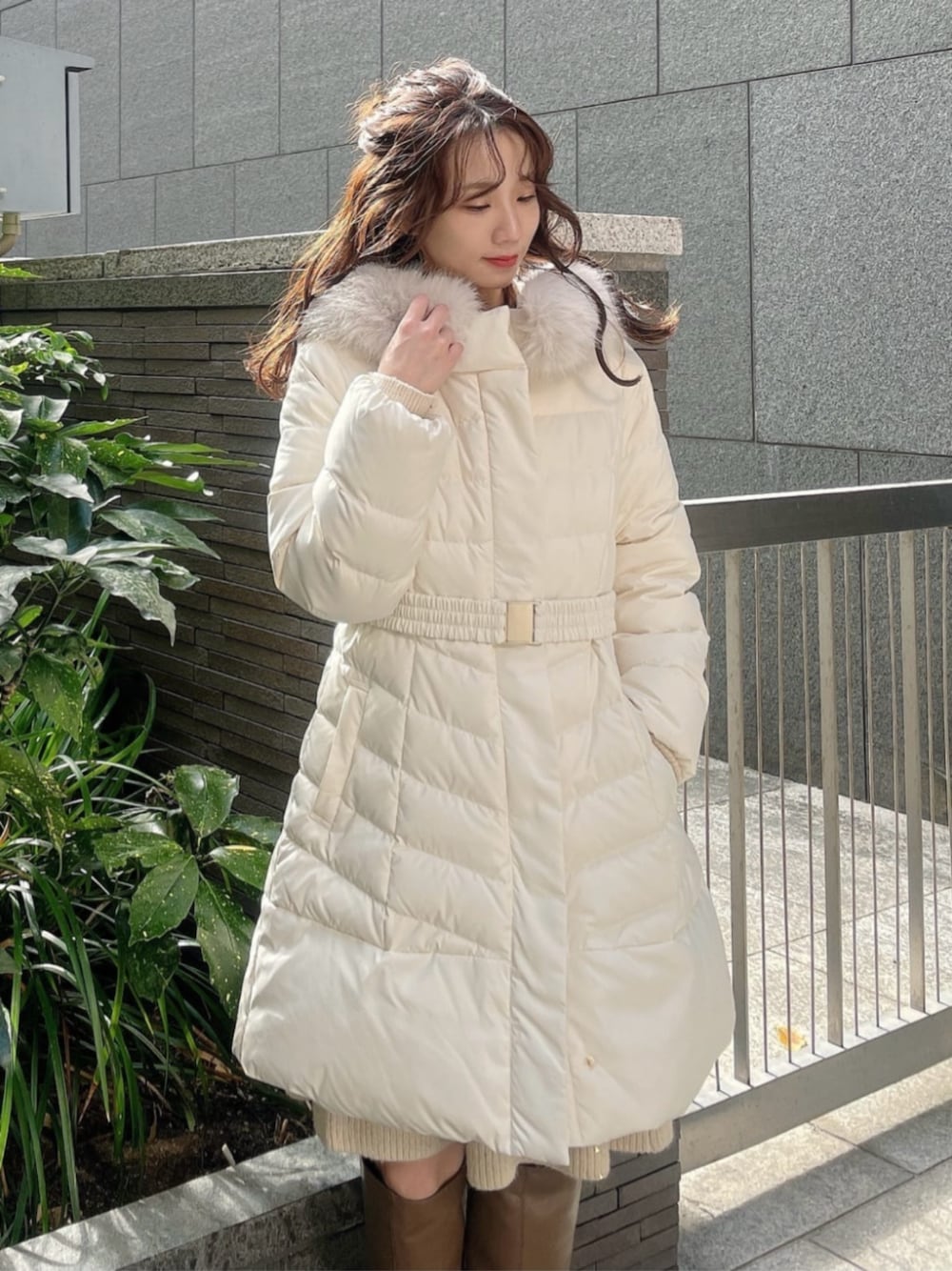 新品PROPORTION BODY DRESSINGホワイト　ピーコート PROPORTION BODY DRESSING - プロポーションボディドレッシング 白