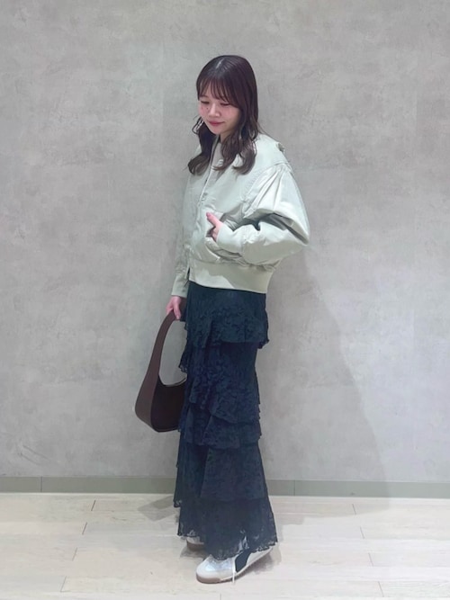 ランダムティアードレーススカート / 1215220011