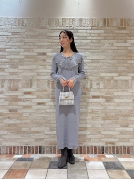 「EDIT COLOGNE（エディットコロン）のアイテム」を使った、PROPORTION STAFFさん（レディース・154cm）の秋コーディネート