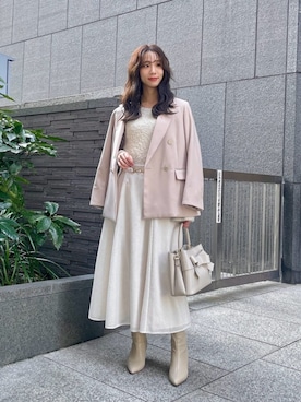 PROPORTION STAFFさん（レディース・153cm）の冬コーディネート