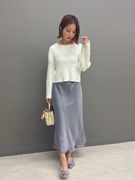 「PROPORTION BODY DRESSING（プロポーションボディドレッシング）のアイテム」を使った、PROPORTION STAFFさん（レディース・154cm）の春コーディネート