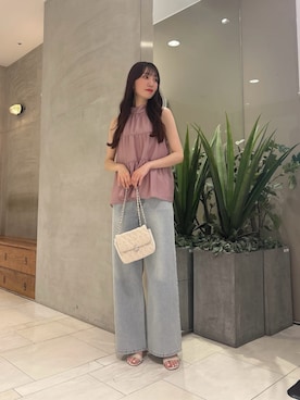 「PROPORTION BODY DRESSING（プロポーションボディドレッシング）のアイテム」を使った、PROPORTION STAFFさん（レディース・162cm）の夏コーディネート