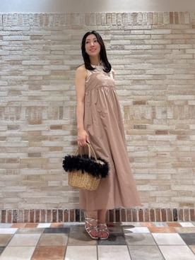 「PROPORTION BODY DRESSING（プロポーションボディドレッシング）のアイテム」を使った、PROPORTION STAFFさん（レディース・154cm）の夏コーディネート
