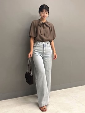 「アイテム（パンプス）」を使った、PROPORTION STAFFさん（レディース・161cm）の秋コーディネート