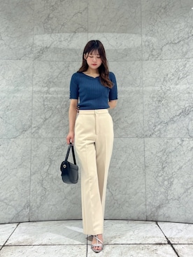 PROPORTION STAFFさん（レディース・153cm）の夏コーディネート