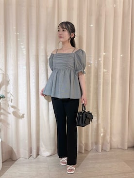 「PROPORTION BODY DRESSING（プロポーションボディドレッシング）のアイテム」を使った、PROPORTION STAFFさん（レディース・155cm）の夏コーディネート