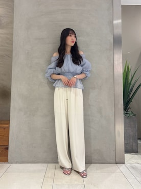 「PROPORTION BODY DRESSING（プロポーションボディドレッシング）のアイテム」を使った、PROPORTION STAFFさん（レディース・162cm）の春コーディネート