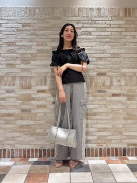 「PROPORTION BODY DRESSING（プロポーションボディドレッシング）のアイテム」を使った、PROPORTION STAFFさん（レディース・154cm）の夏コーディネート