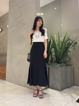 「PROPORTION BODY DRESSING（プロポーションボディドレッシング）のアイテム」を使った、PROPORTION STAFFさん（レディース・162cm）の夏コーディネート