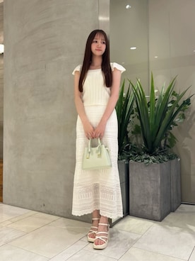 「PROPORTION BODY DRESSING（プロポーションボディドレッシング）のアイテム」を使った、PROPORTION STAFFさん（レディース・167cm）の夏コーディネート