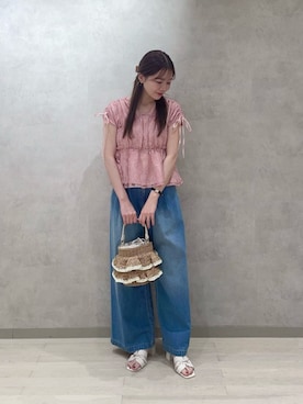 「PROPORTION BODY DRESSING（プロポーションボディドレッシング）のアイテム」を使った、PROPORTION STAFFさん（レディース・154cm）の夏コーディネート