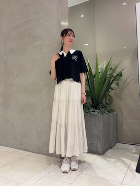 「PROPORTION BODY DRESSING（プロポーションボディドレッシング）のアイテム」を使った、PROPORTION STAFFさん（レディース・162cm）の夏コーディネート