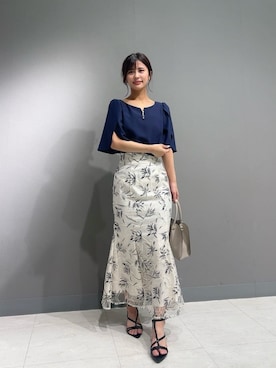 「PROPORTION BODY DRESSING（プロポーションボディドレッシング）のアイテム」を使った、PROPORTION STAFFさん（レディース・159cm）の夏コーディネート