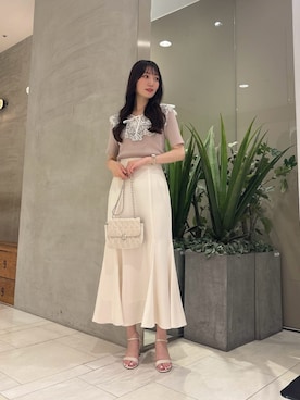 「PROPORTION BODY DRESSING（プロポーションボディドレッシング）のアイテム」を使った、PROPORTION STAFFさん（レディース・162cm）の夏コーディネート