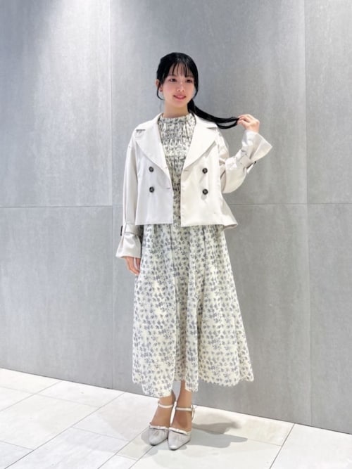 ＜防シワ/花粉リリース＞ショートトレンチ / 1216155101