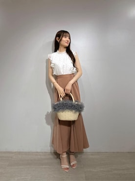 「PROPORTION BODY DRESSING（プロポーションボディドレッシング）のアイテム」を使った、PROPORTION STAFFさん（レディース・158cm）の夏コーディネート