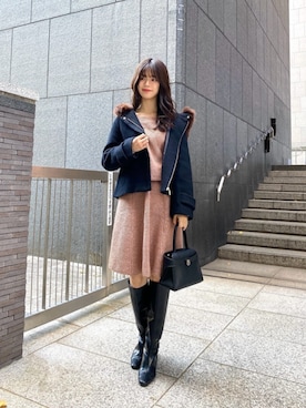 PROPORTION STAFFさん（レディース・158cm）の冬コーディネート