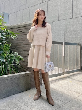 PROPORTION STAFFさん（レディース・153cm）の冬コーディネート